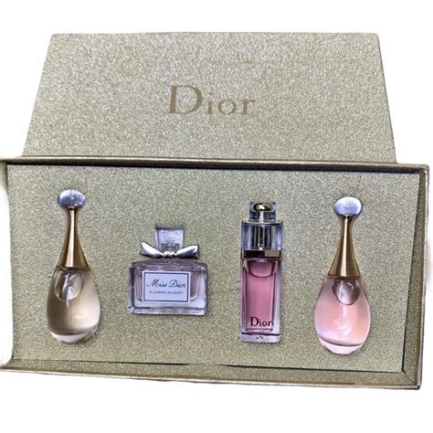 christian dior sample set|dior mini fragrance gift set.